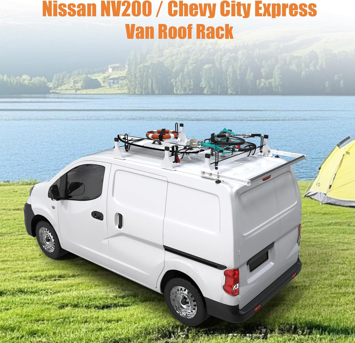 MELIPRON Steel Van Roof Rack Fit for Nissan NV200
