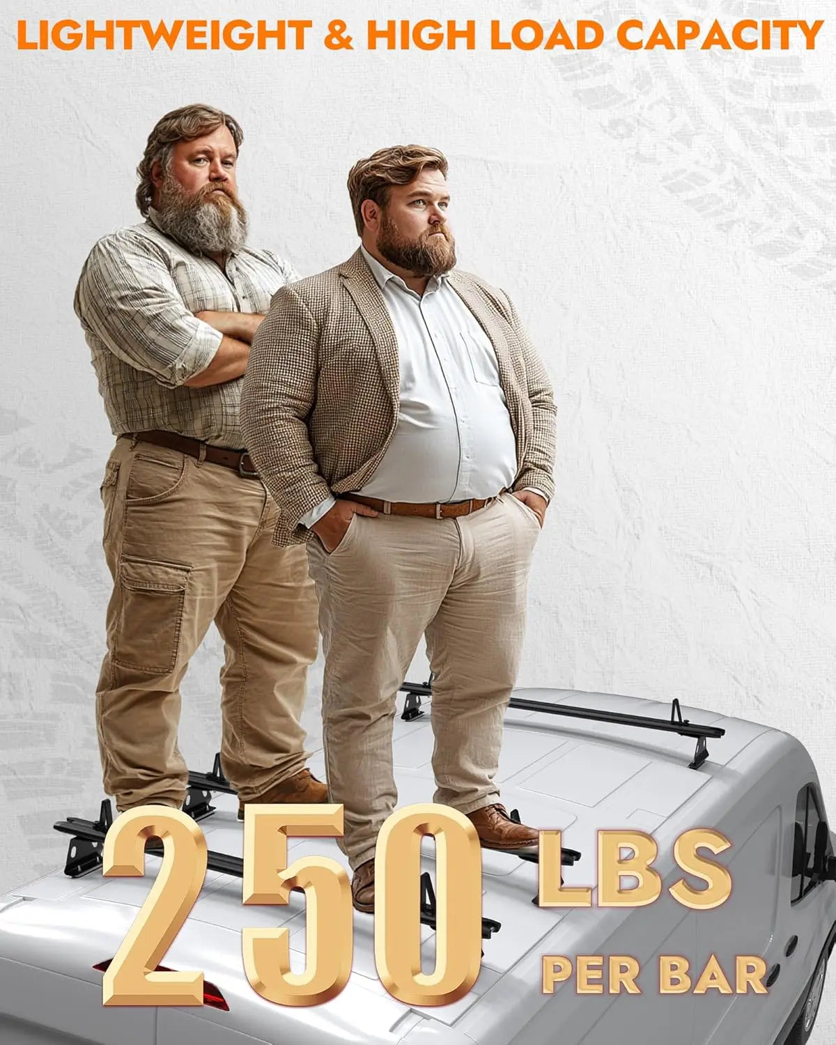 Aluminum Van Roof Rack Fit for Ford Transit, Ram Promaster, Nissan NV-4