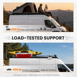 MELIPRON Aluminum Van Roof Rack for RAM ProMaster 159" WB EXT High Roof