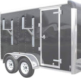 2x Aluminum Side Mount Trailer Ladder Rack - MELIPRON