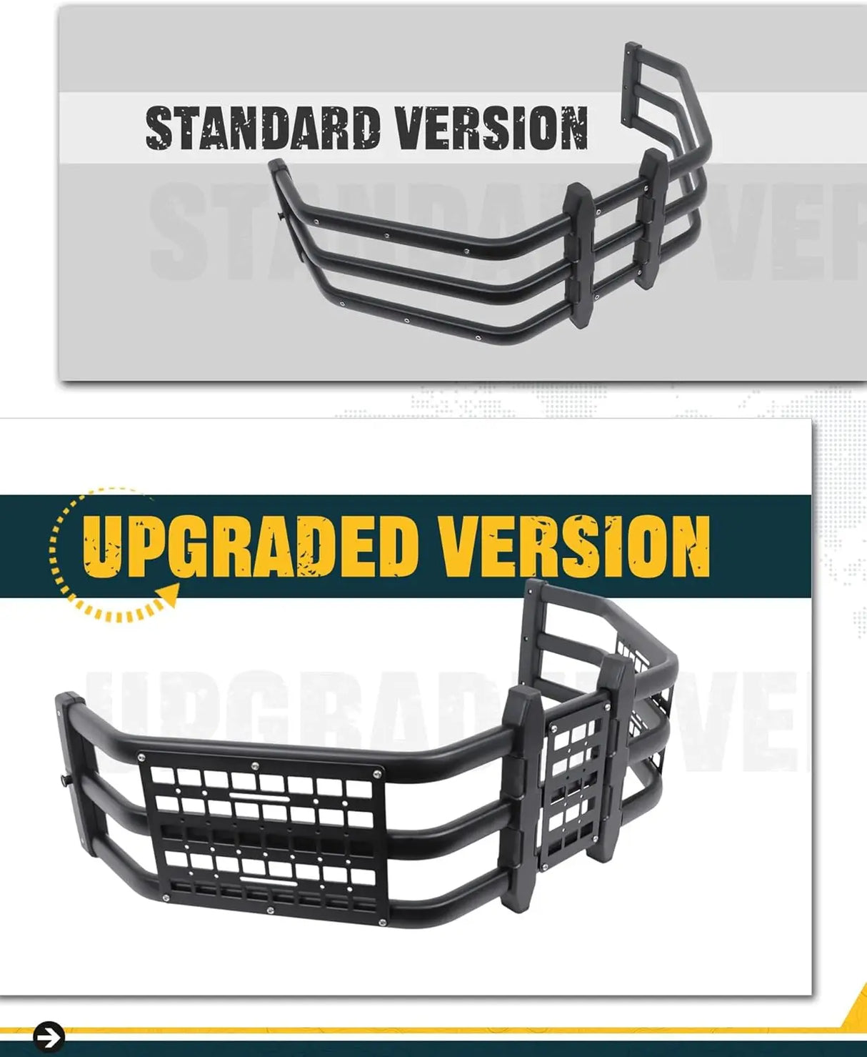 Truck Bed Extender for Toyota Tacoma 2005+ with Molle Panel and Flag Pole Mount - MELIPRON
