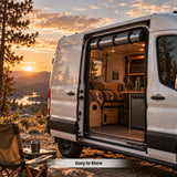 MELIPRON Insulated Side Door Chill Curtain for 2015-2026 Ford Transit Medium & High Roof