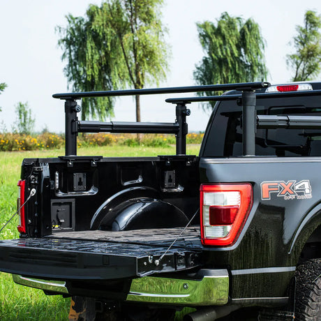 Truck Bed Ladder Rack with T-Slot Side Rails-2