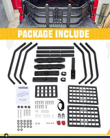 Truck Bed Extender for Toyota Tacoma 2005+ with Molle Panel and Flag Pole Mount - MELIPRON