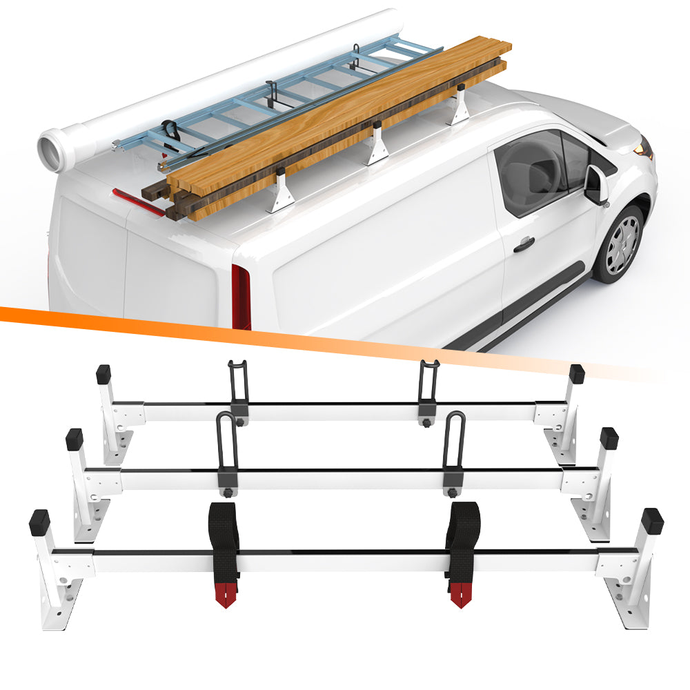 MELIPRON Low Profile Cargo Van Ladder Rack Fit for Ford Transit