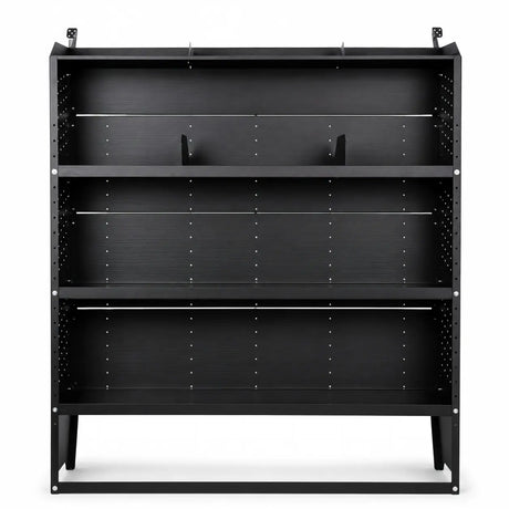 MELIPRON Cargo Van Shelving & Refrigerant Tank Rack, 52″W x 60″H x 13″D Steel Shelf and 3-Tier Freon Tank Holder for HVAC Service Vans