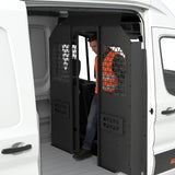 Melipron Van Partition Bulkhead with Swing Door Fit for Sprinter High Roof -1