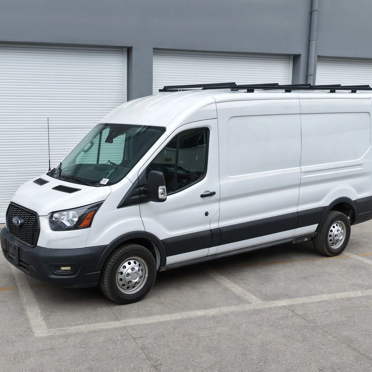 Aluminum Van Roof Rack Pro for Ford Transit 148" for Solar Panels Installation-6