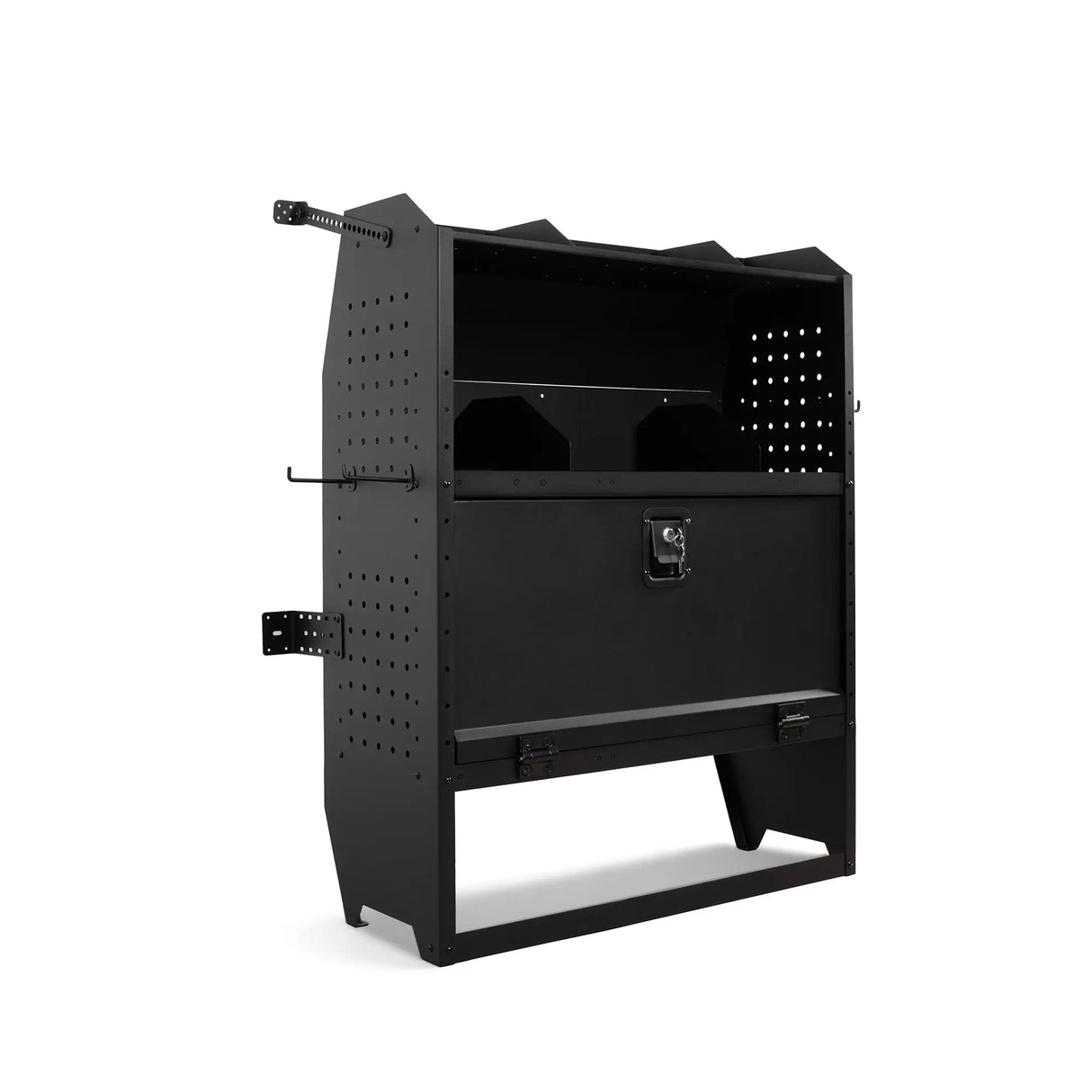 MELIPRON Cargo Van Shelves with Lockable Door Kits for Transit Connect, Promaster City, Chevy City Express, Nissan NV200