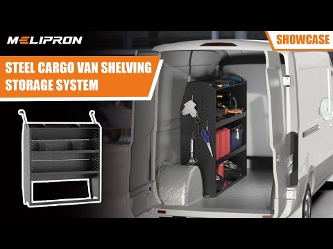 MELIPRON 52" W x 60" H x 13" D Steel Cargo Van Shelving Storage