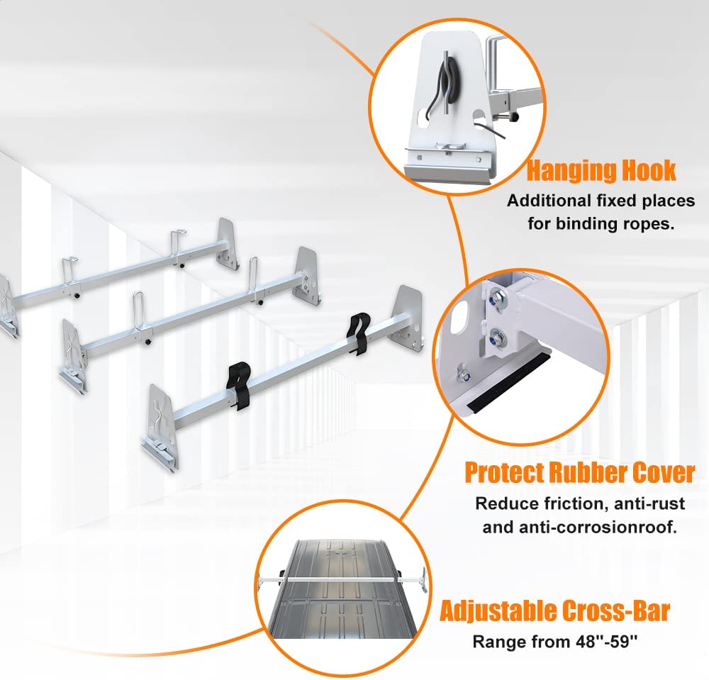Melipron Van Roof Rack with Cargo Roller-13