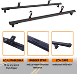 Melipron Truck Topper Rack Adjustable Pickup Camper Shell Roof Ladder Rack for Trailer Van Truck Cap-13