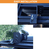 4Pcs Platform Cargo Corner Brackets with Ratchet Straps - MELIPRON
