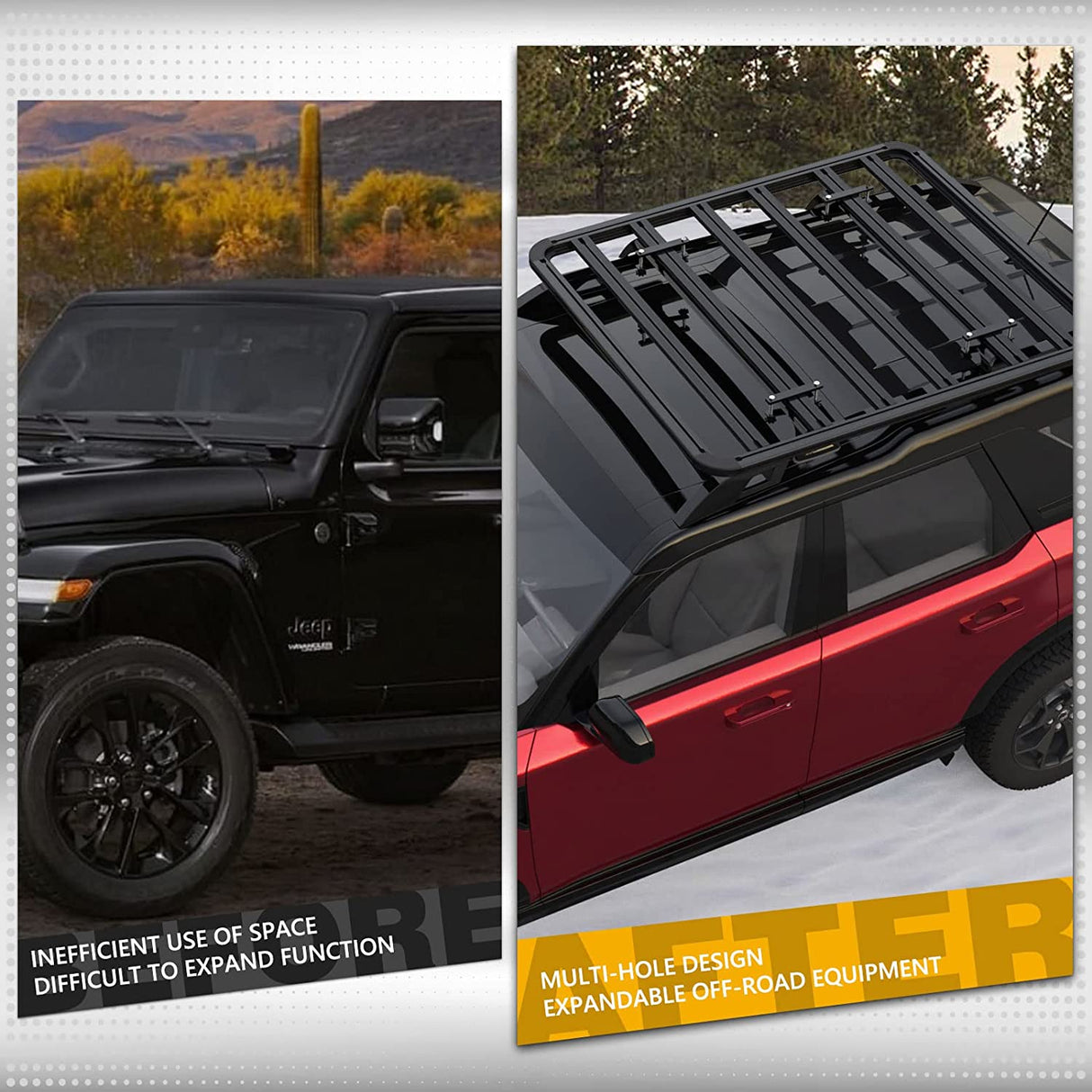 63" x 51" Platform Roof Rack - MELIPRON